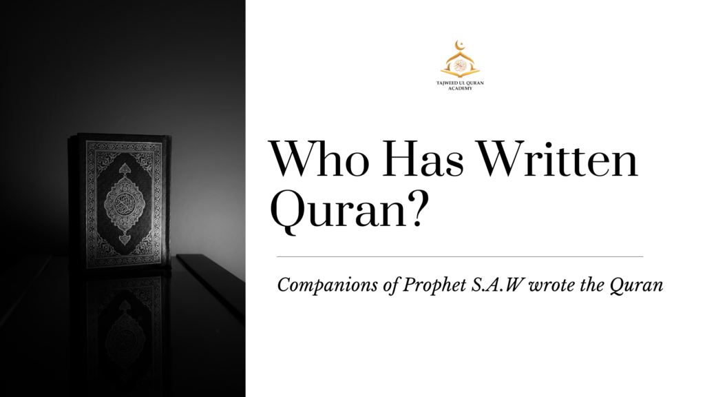 Who Has Written Quran?